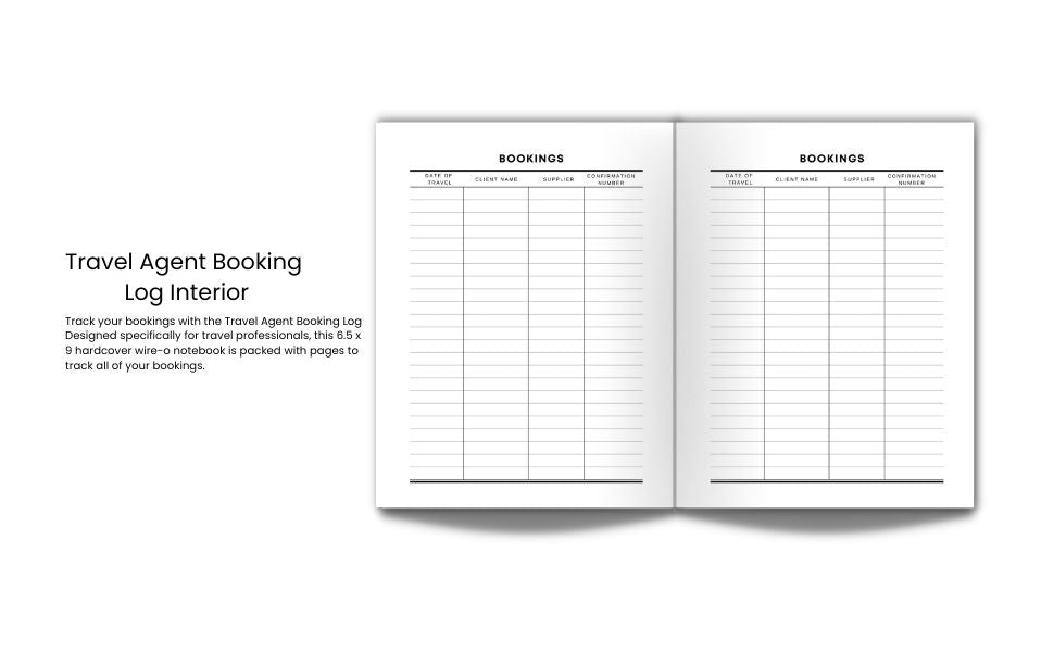 Travel Agent Booking Log