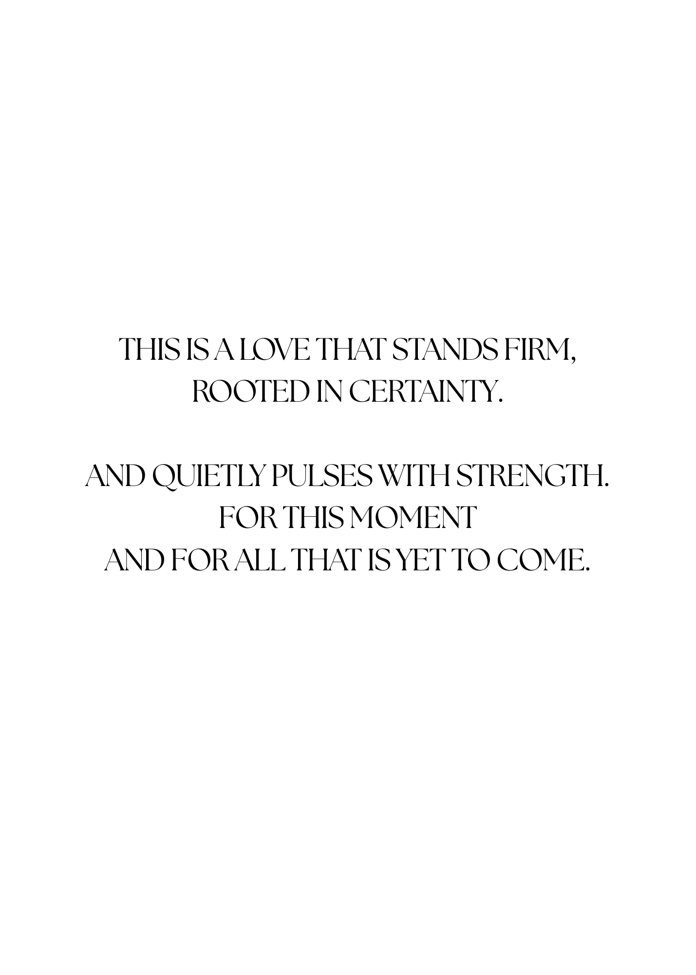 Love That Moves With Intention