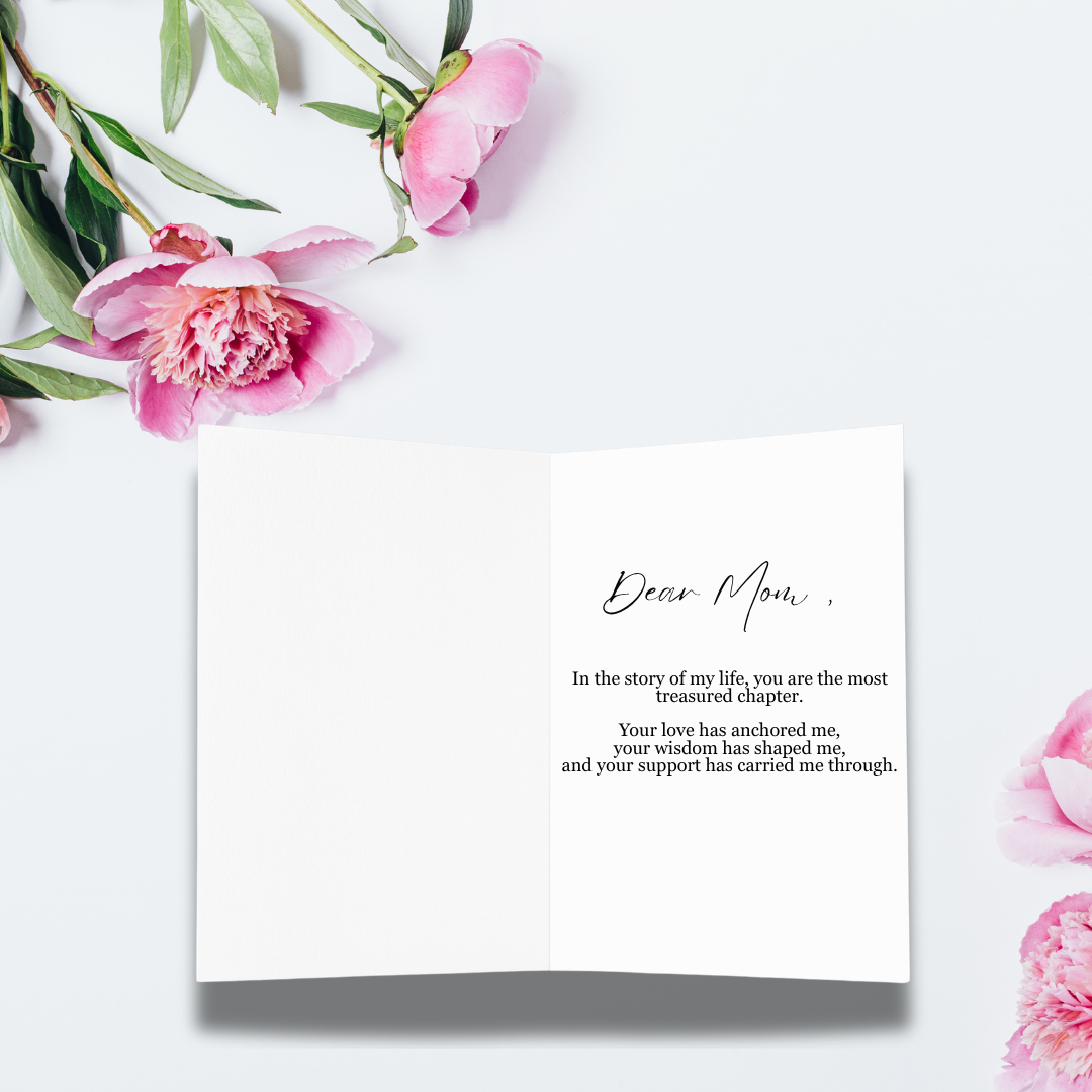 Dear Mom, You Are the Most Treasured Chapter