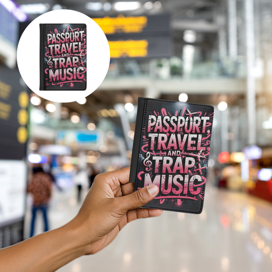 Passport, Travel, and Trap Music Passport Cover