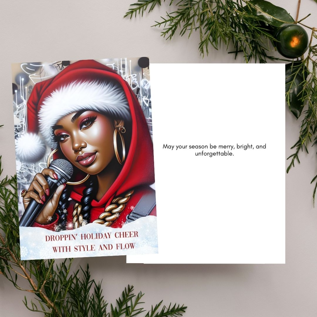 Droppin’ Holiday Cheer Holiday Card