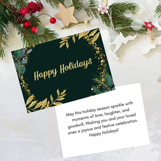 Happy Holidays Sparkle Card