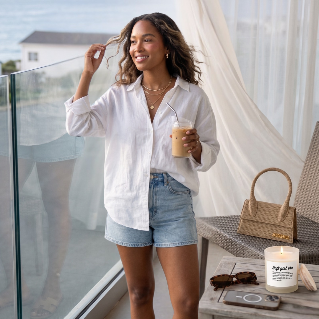 Soft Girl Era Candle – 11 oz. Coconut Soy Wax with Wood Wick