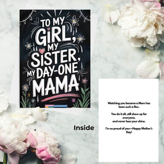 To My Girl, My Sister, My Day-One Mama