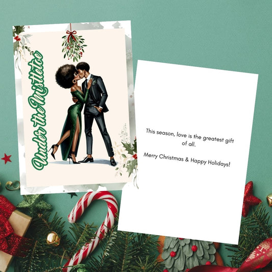 Under the Mistletoe Holiday Card