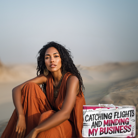Catching Flights and Minding My Business Weekender Tote